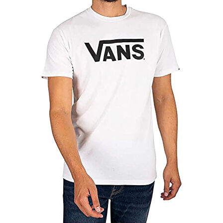 Vans Yuvarlak Yaka Düz Beyaz Erkek T-Shirt VN0A7Y46YB21 CLASSIC VANS TEE-B