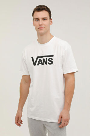 Vans Yuvarlak Yaka Düz Beyaz Erkek T-Shirt VN0A7Y46YB21 CLASSIC VANS TEE-B