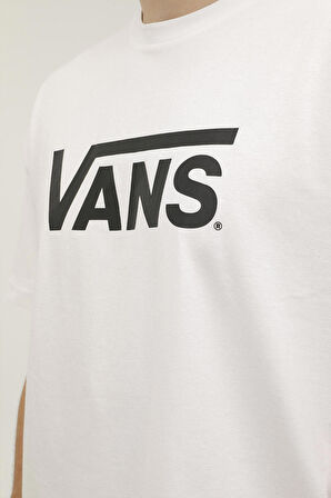 Vans Yuvarlak Yaka Düz Beyaz Erkek T-Shirt VN0A7Y46YB21 CLASSIC VANS TEE-B