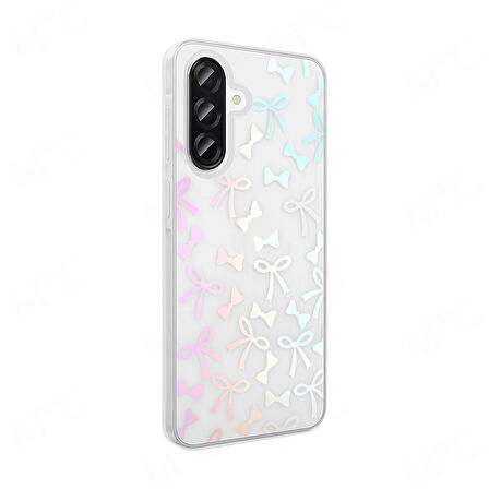 Gpack Samsung Galaxy A26 uyumlu Kılıf Şeffaf Folk Sert Kapak Figürlü