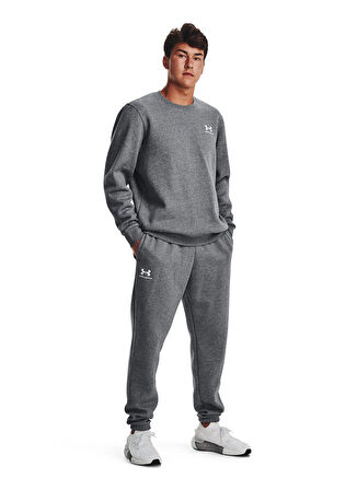 Under Armour Gri Erkek Eşofman Altı 3882-012 UA Essential Fleece Jogger