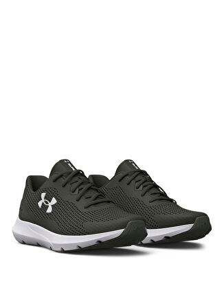 Under Armour Yeşil - Beyaz Erkek Koşu Ayakkabısı 3024883 UA Surge 3