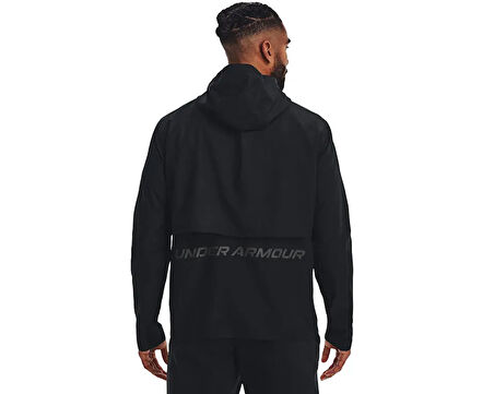 Under Armour Ua Launch Hooded Erkek Outdoor Ceketi 1376795-001 Siyah