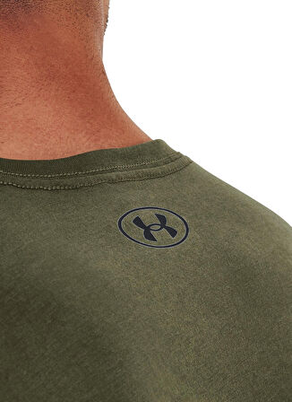 Under Armour Yuvarlak Yaka Düz Yeşil Erkek T-Shirt 1326799-390 UA SPORTSTYLE LC SS