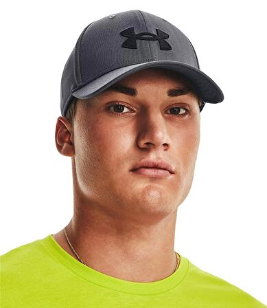 Under Armour Blitzing Adjustable Cap Şapka Gri Siyah