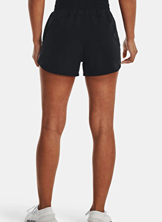 Under Armour 1376935-001-UA Vanish 3in Short Siyah Lastikli Bel Normal Düz Kadın Şort