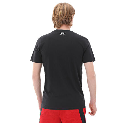 A1376830-001-001 Under Armour Ua Camo Chest Strıpe Ss Erkek T-Shirt Siyah