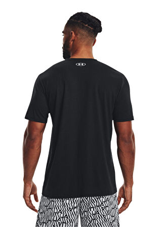 Under Armour Siyah Erkek Bisiklet Yaka T-Shirt 379022-001 UA PROTECT THIS HOUSE SS