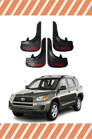 Toyota Rav 4 tüm kasalar tuning yazılı 4’lü tozluk çamurluk paçalık