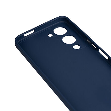 Gpack Vivo Y19 uyumlu Kılıf Biye Kamera Korumalı Mat Silikon