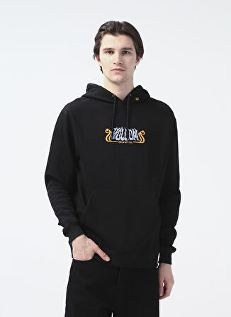 Volcom Kapüşon Yaka Siyah Erkek Sweatshırt Volcom Watanite Po Blk Sweatshirt