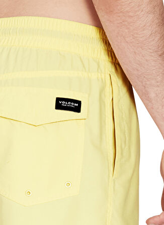Volcom Sarı Erkek  Kısa Şort Mayo A2512306_Volcom Lido Solid 16 Dny
