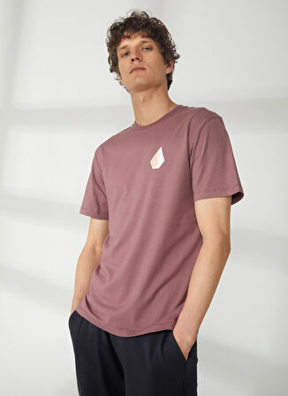 Volcom Kahve Bisiklet Yaka T-Shirt A3512313_Volcom Zenner Bsc T Bxb Ti