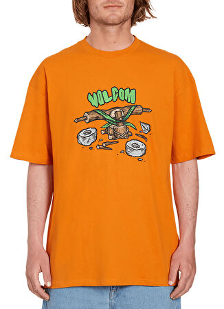 Volcom Turuncu Erkek T-Shirt A5212306_Volcom Fa Todd Bratrud Lse