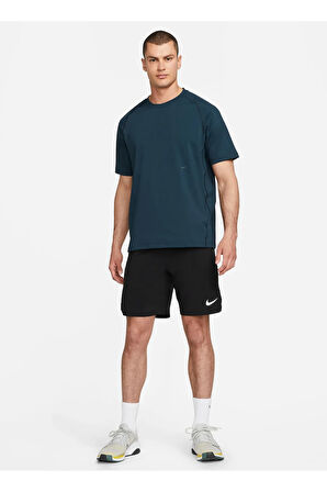 M Nk Dfadv Aps Top Ss Petrol Yeşili Bisiklet Yaka T-shirt Dq4818-454