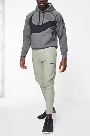 Nike Therma-fit Swoosh Graphic Fitness Hoodie Erkek Gri Spor Sweatshrit