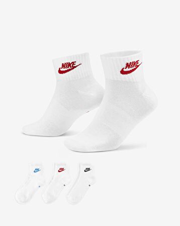 Nike U NK NSW EVERYDAY ESSENTIAL AN Renkli Erkek Çorap