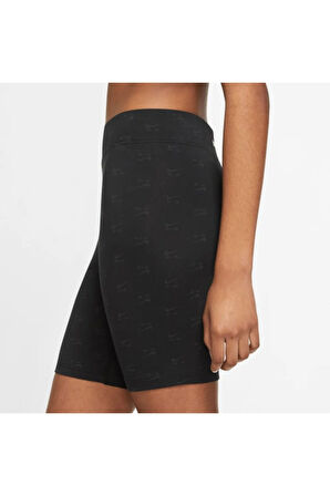 Sportswear Women's High Waist Bike Shorts Kadın Kısa Tayt DQ6577 010