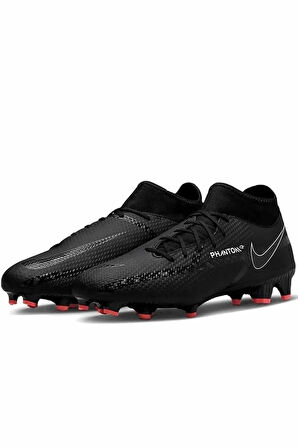 Nike Phantom GT2 Academy Dynamic Fit Fg/Mg Erkek Siyah Çoklu Zemin Krampon ( 1 NO BÜYÜK ALINIZ )