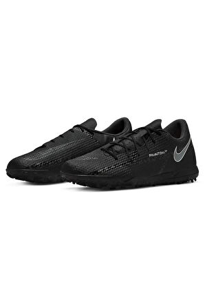 Nike Phantom GT2 Clup Tf Black Erkek Siyah Halı Saha Ayakkabısı