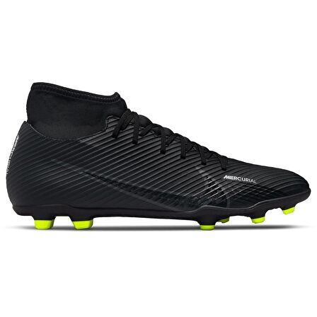 Nike SUPERFLY 9 CLUB FG/MG SİYAH Erkek Krampon