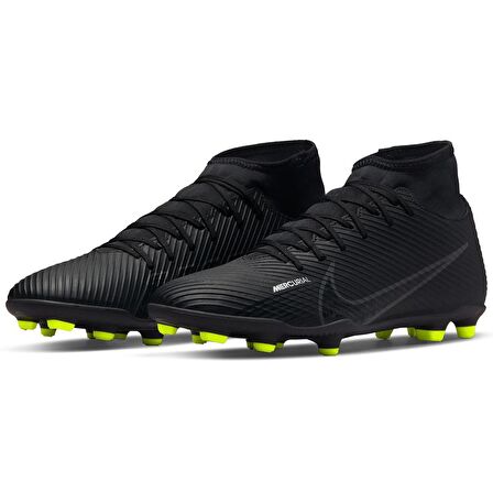 Nike SUPERFLY 9 CLUB FG/MG SİYAH Erkek Krampon