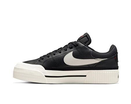 Nike WMNS NIKE COURT LEGACY LIFT SİYAH Kadın Günlük Ayakkabı
