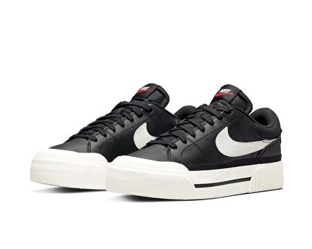 Nike WMNS NIKE COURT LEGACY LIFT SİYAH Kadın Günlük Ayakkabı