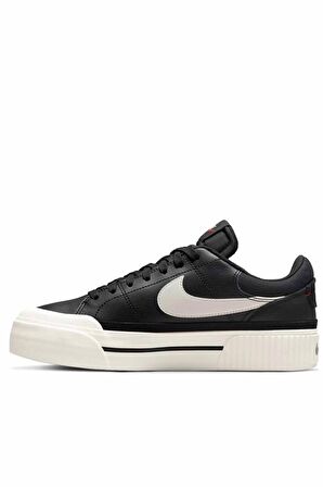 Nike Court Legacy Lift Kadın Günlük Spor Ayakkabı DM7590-001-Siyah