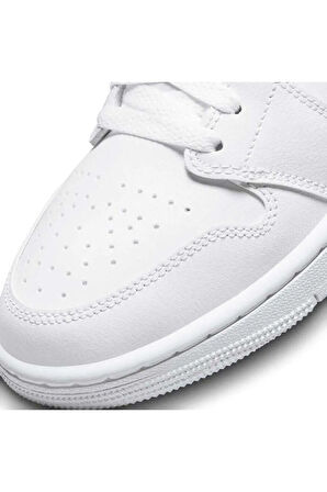 Air Jordan 1 Mid Sneaker Spor Ayakkabısı Dv0991-111 (BİR NUMARA BÜYÜK ALMANIZI ÖNERİYORUZ)
