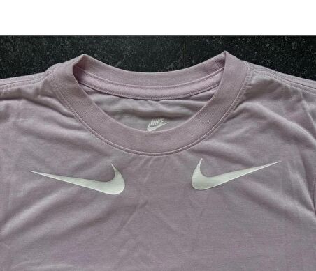 NIKE TEE SWOOSH PEMBE CROP KADIN TSHIRT DV6124-695