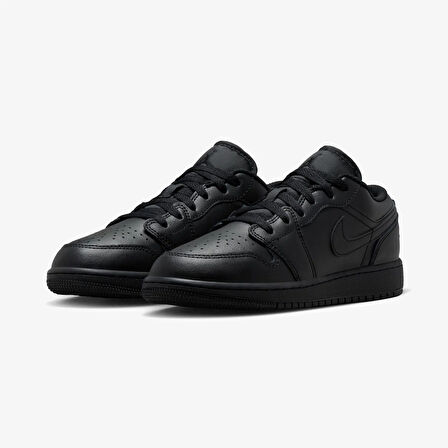 NİKE Jordan Air 1 Low Genç Çocuk Siyah Spor Ayakkabı