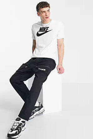 Nike Sportswear Clup Standart Kesim Beyaz Erkek Spor Tişört
