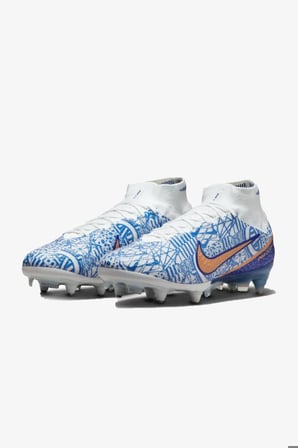Nike Zoom Mercurial Superfly 9 Elite Cr7 Sg-Pro Anti-Clog Traction Erkek Beyaz Krampon (Çim Zemin) DQ5294-182