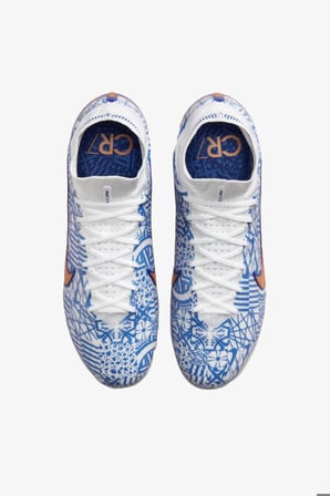 Nike Zoom Mercurial Superfly 9 Elite Cr7 Sg-Pro Anti-Clog Traction Erkek Beyaz Krampon (Çim Zemin) DQ5294-182