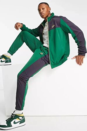 Nike Sportswear Essantial Polyester Örgü Kumaş Erkek Eşofman Takımı