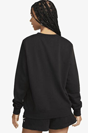 Nike Air Fleece Crew Siyah Kadın Sweatshrit