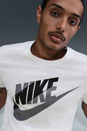 Nike Air Block Futura Erkek Beyaz Spor Tişört