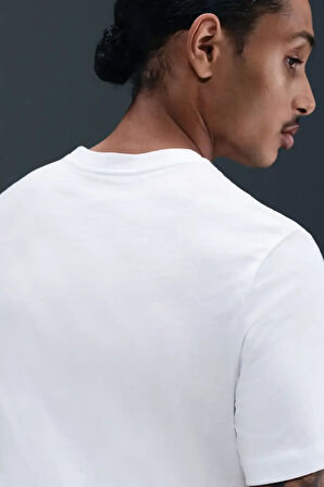 Nike Air Block Futura Erkek Beyaz Spor Tişört