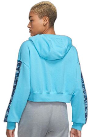 Nike Dri Fit Get Fit Hoodie Pro Oversize Kesim Kadın Spor Sweatshirt