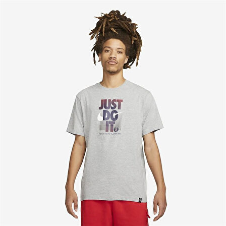 Nike Paris Saint-Germain Mens Just Do It Tee Erkek Futbol Tişörtü DZ3630-010