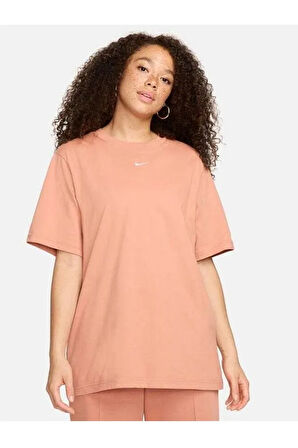 Sportswear Essential Nakış Swooslu Short-sleeve Oversize Kadın Tişört