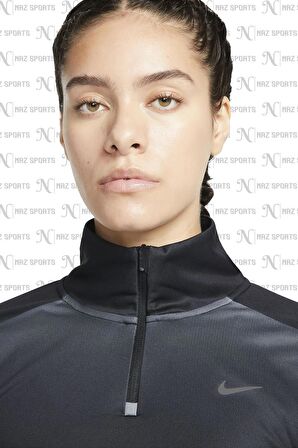 Nike Dri-FIT Swoosh Kadın Çeyrek Fermuar Antreman Üstü