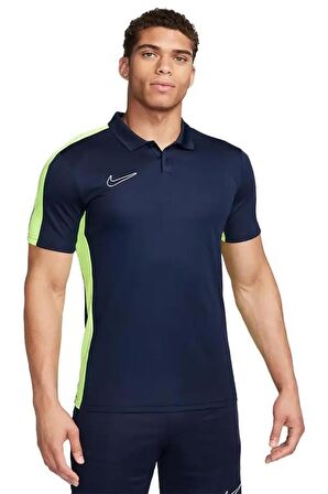 Nike M Dri-FIT Academy23 Polo SS DR1346-452 Lacivert Erkek Polo Yaka Tişört