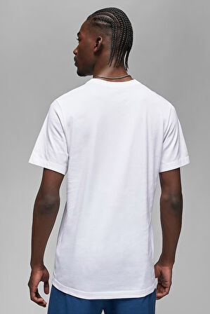 Nike Air Jordan MJ Brand Graphic Crew Erkek Beyaz Spor Tişört 