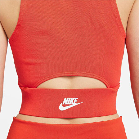 Sportswear Gel-Dance Cropped Turuncu Kadın Atlet