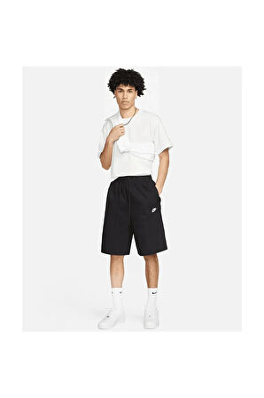 Oversized Erkek Siyah Şort Short Dm6917-011