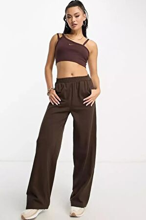 Nike Sportswear Everyday Modern Crop Kesim Kadın Kahverengi Atlet 