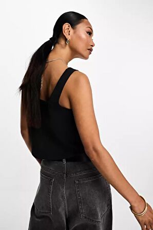 Nike Sportswear Jersey Kadın Siyah Kolsuz T-Shirt