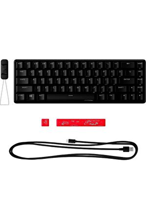 HyperX Alloy Origins 65 Red Kablolu Mekanik Oyuncu Klavyesi